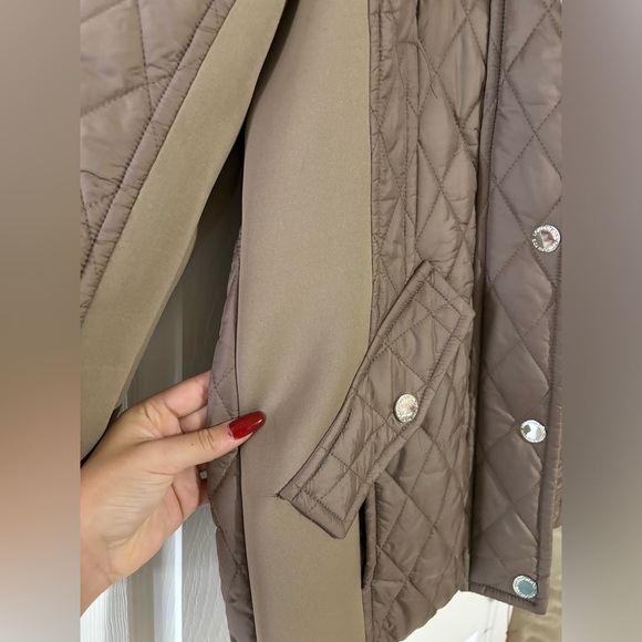 London Fog Hooded Side-Stretch Quilted Jacket NEVER WORN - Picture 9 of 12